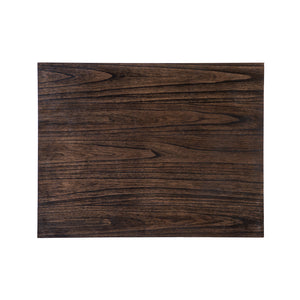 English Elm Transitional Counter Height 3pc Dining Set with USB Charging, Storage Shelves & Padded Seats Cherry,Gray 42 L x 39 W x 13 H B2741P381483