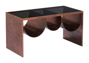 Aveiro Coffee Table Copper & Black 109841 Zuo Modern