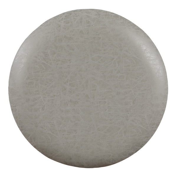 OSP Home Furnishings Round Backless Swivel Stool 2 Pack Dove / Antique Grey