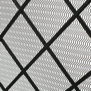 English Elm Christopher Knight Home® - FIRE Amiyah 3-Panel Iron Fireplace Screen - Decorative Protective Mesh Shield for Hearth Safety and Style Black 61127.00