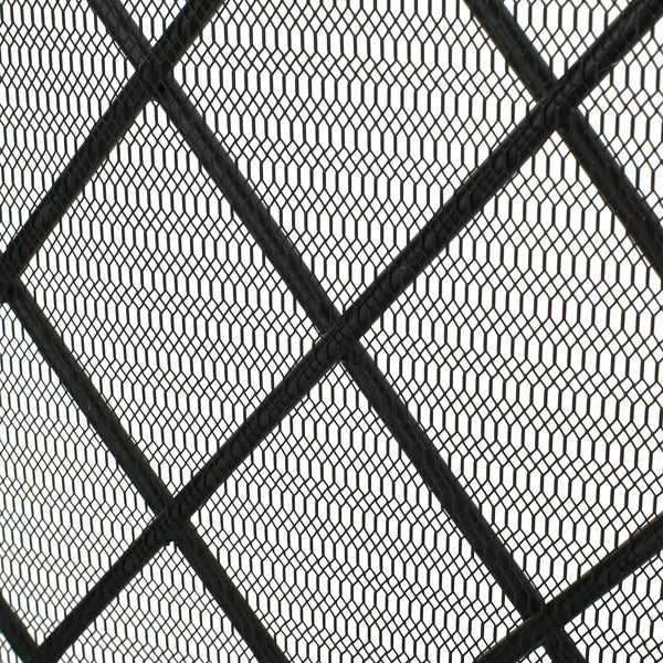 English Elm Christopher Knight Home® - FIRE Amiyah 3-Panel Iron Fireplace Screen - Decorative Protective Mesh Shield for Hearth Safety and Style Black 61127.00