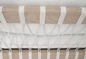Essentials for Living Pacific Outdoor Club Chair Teak Frame Hand-woven Rope Coastal Lounge Seating 6801.WHT/WHT/W-ET
