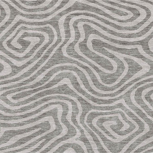 HomeRoots 8' X 10' Washable Taupe & Beige Abstract Area Rug - Ideal for Kids, Pets, and High-Traffic Spaces! 680143