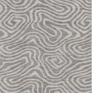 HomeRoots 9' X 12' Taupe And Beige Abstract Washable Area Rug - Durable, Stain-Resistant with UV Protection 680144