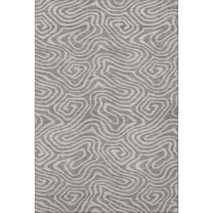 HomeRoots 9' X 12' Taupe And Beige Abstract Washable Area Rug - Durable, Stain-Resistant with UV Protection 680144