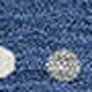 HomeRoots 5' X 8' Washable Navy Blue, Ivory & Gray Polka Dot Area Rug with UV Protection for High-Traffic Spaces 680177