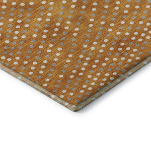 HomeRoots 5' X 8' Colorful Polka Dot Washable Area Rug - Durable, Stain-Resistant, UV Protected for Kids & Pets 680183