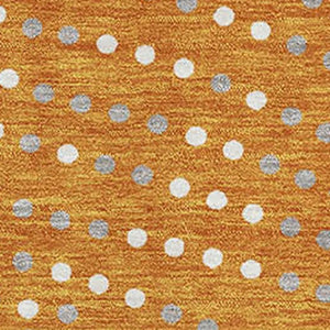 HomeRoots 5' X 8' Colorful Polka Dot Washable Area Rug - Durable, Stain-Resistant, UV Protected for Kids & Pets 680183