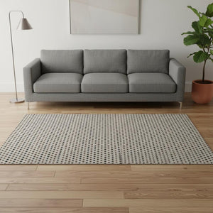 HomeRoots 5' Taupe and Brown Polka Dot Washable Area Rug – Stylish, Durable, UV-Protected for Family Homes 680213