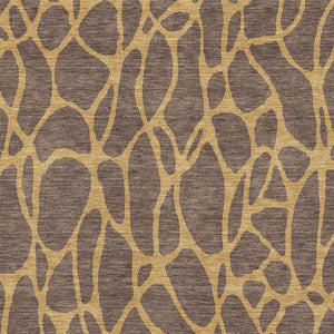 HomeRoots 10' Brown and Gold Geometric Washable Area Rug - Durable, Stain-Resistant, UV-Protected Design! 680313
