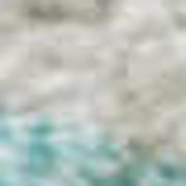 HomeRoots 8' X 10' Aqua & Ivory Geometric Area Rug – Stylish, Washable, UV-Protected for Homes with Kids & Pets 680371