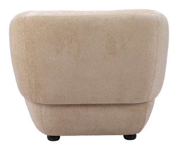 Bekker Accent Chair Golden Beige 110007 Zuo Modern