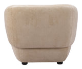 Bekker Accent Chair Golden Beige 110007 Zuo Modern