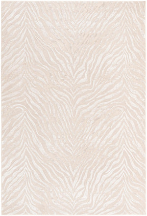 Unique Loom Finsbury Meghan Machine Made Animal Print Rug Ivory Beige,  6' 0" x 9' 0"