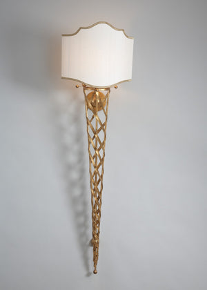 San Piero Tall Sconce Gold 68045 Chelsea House