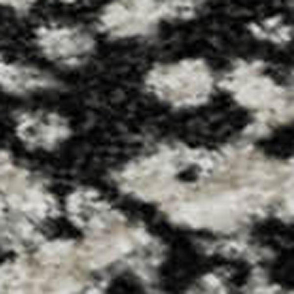 HomeRoots 9' X 12' Black Gray Silver Abstract Washable Area Rug - Stylish, Durable, Pet-Friendly & UV-Protected 680614