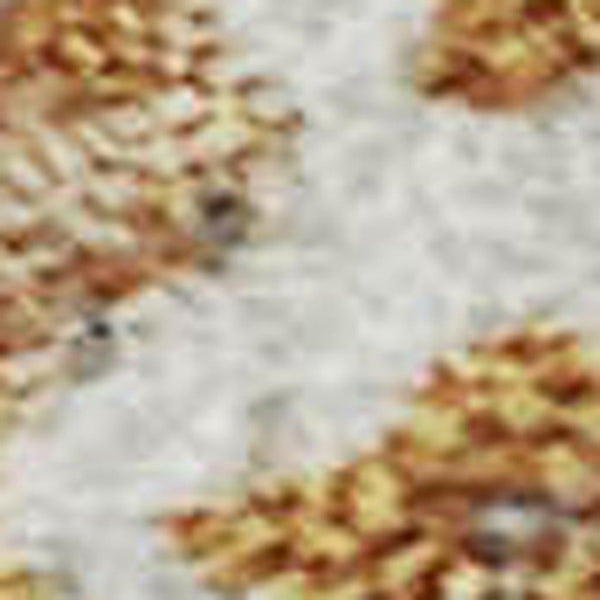 HomeRoots 10' Stylish Copper and Beige Abstract Washable Area Rug with UV Protection for Busy Households 680627