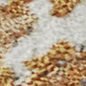 HomeRoots 10' Stylish Copper and Beige Abstract Washable Area Rug with UV Protection for Busy Households 680627
