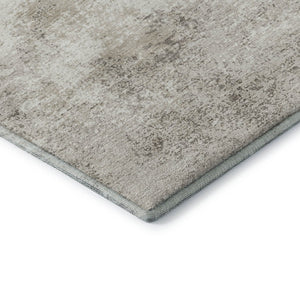 HomeRoots 9' X 12' Ivory and Beige Abstract Area Rug - Stylish, Washable, UV-Protected, and Perfect for Homes 680656