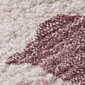 HomeRoots 8' X 10' Modern Abstract Washable Area Rug in Pink, Sky Blue & Ivory - Durable & UV Protected Design 680745