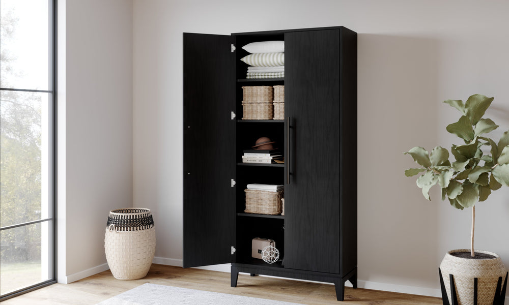 Hekman Furniture 680788 Millie Storage Cabinet - Modern Black Oak Finish, Adjustable Shelves & Ample Storage Space Black Oak ,Hekman Furniture Millie Storage Cabinet 680788