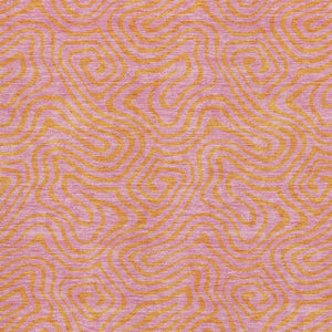 HomeRoots 9' X 12' Bold Pink and Orange Abstract Area Rug – Durable, Washable, UV-Protected for Modern Homes 680980
