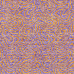 HomeRoots 9' X 12' Vibrant Purple And Orange Abstract Area Rug - Washable, UV-Protected & Stain-Resistant! 680986