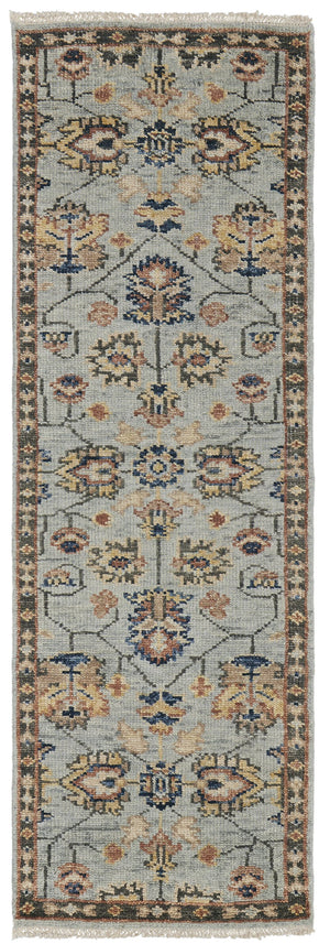 Feizy Rugs Carrington Hand Knotted Wool Rug - Timeless Oushak Motifs With Rich Colors And Durable Design Gray,Gold,Red Wool 9826503fggy000i68