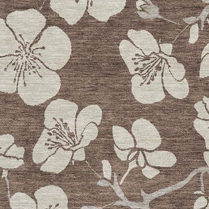 HomeRoots 8' X 10' Floral Washable Area Rug - Durable, Stain-Resistant, UV Protected for Family-Friendly Spaces 681021