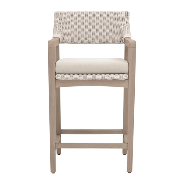 Essentials for Living Lucia Outdoor Counter Stool 6810CS.PW/STO/W-ET