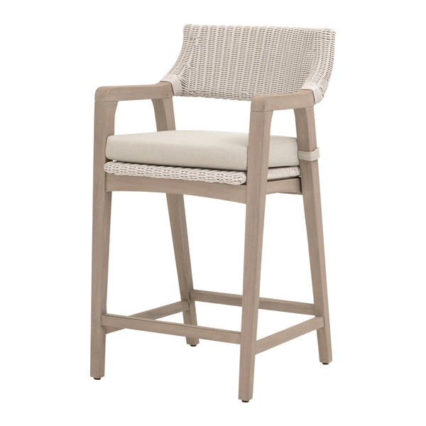 Essentials for Living Lucia Outdoor Counter Stool 6810CS.PW/STO/W-ET