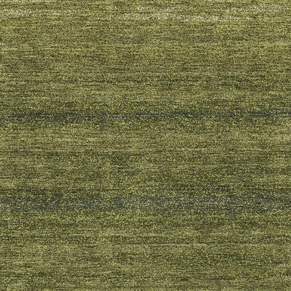 HomeRoots 5' X 8' Olive Green & Ivory Striped Area Rug - Washable, UV Protected, Stain Resistant Design for Homes 681139