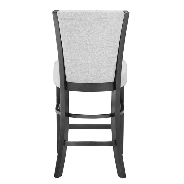 English Elm Farmhouse Swivel Barstools with X Back Solid Wood Frame for Kitchen Islands Set of 2 B056P416857