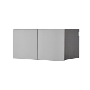 English Elm Astro Metal Wall Storage Cabinet - Durable, Space-Saving Design With Soft-Closing Drawers & Edge Protection B040P285917