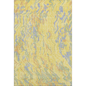 HomeRoots 9' X 12' Vibrant Abstract Washable Area Rug with UV Protection - Durable & Stylish for Any Space 681484