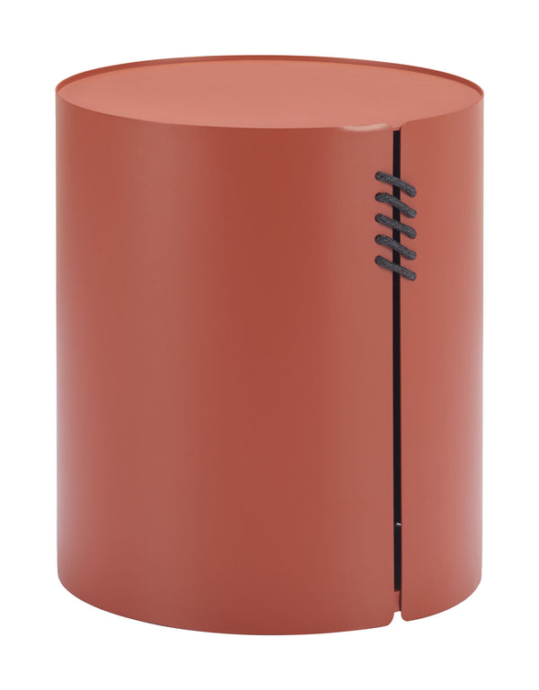 Zuo Modern Bayu Side Table - Modern Aluminum Design With Natural Elements For Versatile Home Or Hospitality Decor Brown Aluminum 704071-zuo-modern