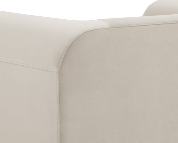 Sunpan Ionic Armchair - Contemporary Elegance with Luxurious Upholstery for Ultimate Comfort and Style Meg Taupe