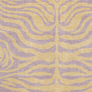 HomeRoots 10' X 14' Stylish Peach & Lavender Animal Print Area Rug - Washable, UV Protected & Stain Resistant! 681845
