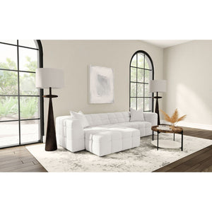 English Elm Sooke Boucle Fabric Rectangular Ottoman Versatile Footrest or Extra Seat for Living Rooms B062P441149