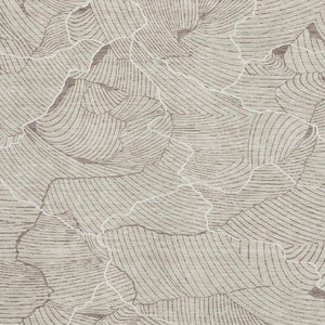 HomeRoots 10' X 14' Abstract Beige Taupe Ivory Washable Area Rug - UV Protected, Durable, Easy-Care Design 682181
