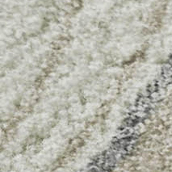HomeRoots 10' X 14' Ivory Taupe & Gray Abstract Washable Area Rug - UV Protected, Easy-Care for Busy Homes 682223