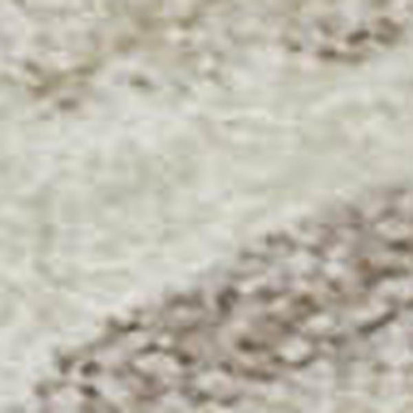 HomeRoots 5' X 8' Abstract Geometric Washable Area Rug - Beige, Ivory & Taupe with UV Protection for Durability 682249