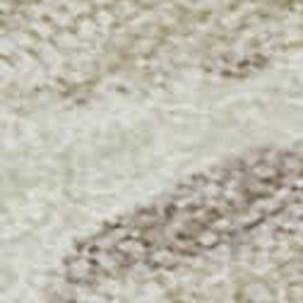 HomeRoots 9' x 12' Stylish Beige Ivory Taupe Abstract Washable Area Rug with UV Protection for Homes 682252