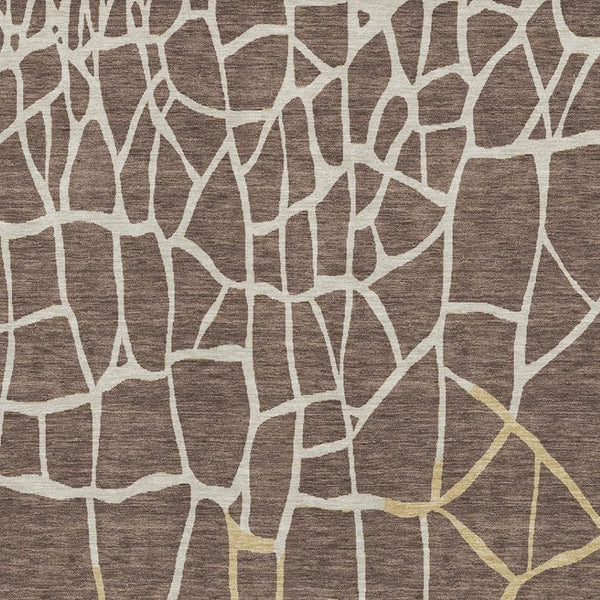 HomeRoots 8' X 10' Stylish Abstract Geometric Washable Area Rug - Durable, Stain-Resistant, UV Protected Design 682263