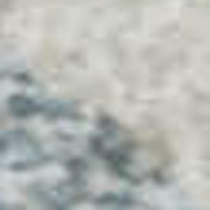 HomeRoots 9' X 12' Sky Blue and Ivory Abstract Geometric Area Rug - Washable, UV-Protected, Durable Design 682312