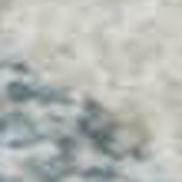 HomeRoots 9' X 12' Sky Blue and Ivory Abstract Geometric Area Rug - Washable, UV-Protected, Durable Design 682312