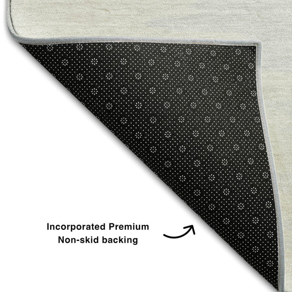 HomeRoots 10' X 14' Gray, Gold & Ivory Abstract Washable Area Rug - UV Protected, Durable & Stylish Design 682367