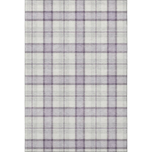 HomeRoots 8' X 10' Stylish Lavender Plaid Area Rug with UV Protection & Stain Resistance for Family Spaces 682485