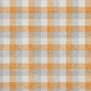 HomeRoots 8' X 10' Durable Plaid Washable Area Rug with UV Protection - Stylish, Easy-Care for Busy Homes 682569