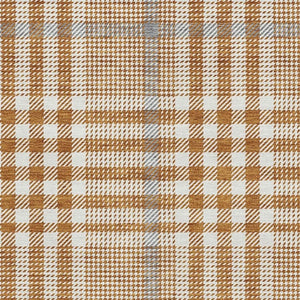 HomeRoots 5' X 8' Plaid Area Rug in Rust, Ivory & Gray – Durable, Washable, UV-Protected for Family Spaces 682651